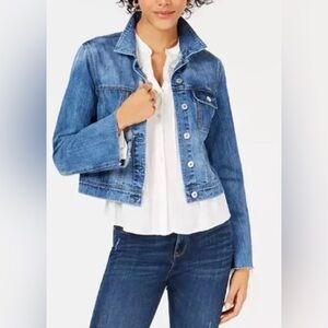 American Rag Classic Blue Jean Cropped Jacket size Medium